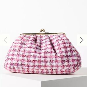 Anthropologie Audrey Clutch and Crossbody - Plaid - Tweed